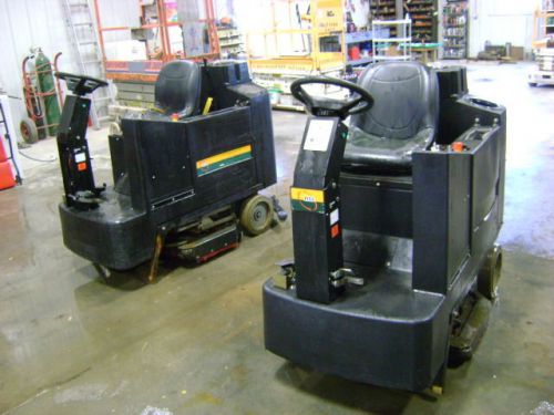 (2) NSS 3329 Ride-on electric Floor Scrubbers - need work. Iowa