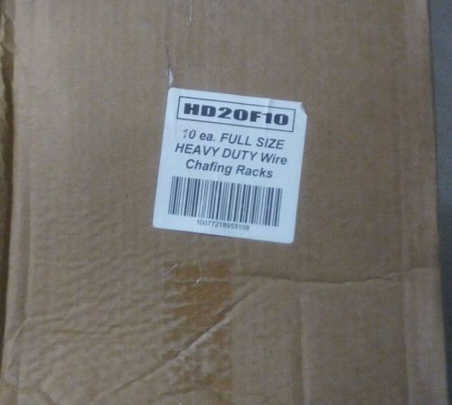 10 Black WIRE CHAFING RACKS Full Size Steam Table Pan--brand new in box