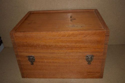 ++ WOOD HARD EQUIPMENT CARRYING CASE - 16 1/2&#034; L X11 1/2&#034; W X 5&#034; D  INSIDE (B7)