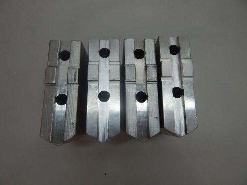 4 H&amp;R Aluminum Soft Jaws 488PA Pointed 4-7/8&#034; x 3-3/8&#034; x 1-1/2&#034;