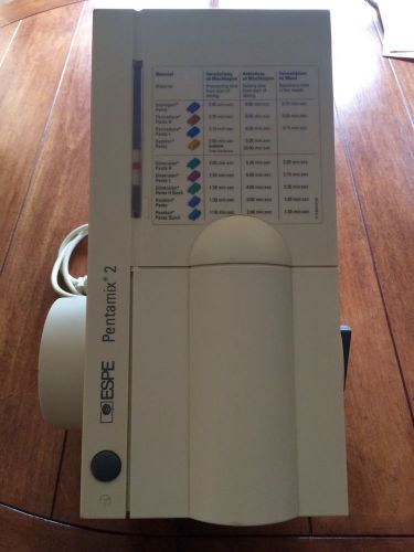 3M ESPE Pentamix 2 Automatic Dental Impression Material Mixing Unit Dispenser