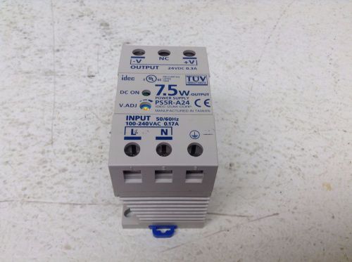 Idec PS5R-A24 7.5 Watt 24 VDC 0.3 Amp Power Supply PS5RA24