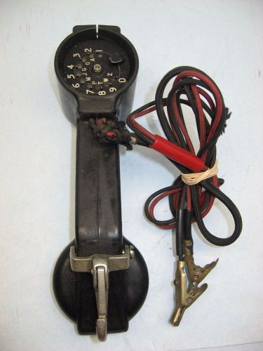 Vintage Bell System Lineman&#039;s Rotary Phone/Butt Set Made by Western Electric