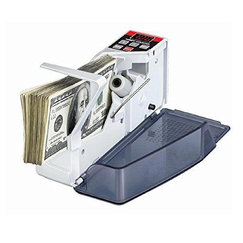 Anself Portable Mini Handy Money Currency Counter Cash Bill Counting Machine