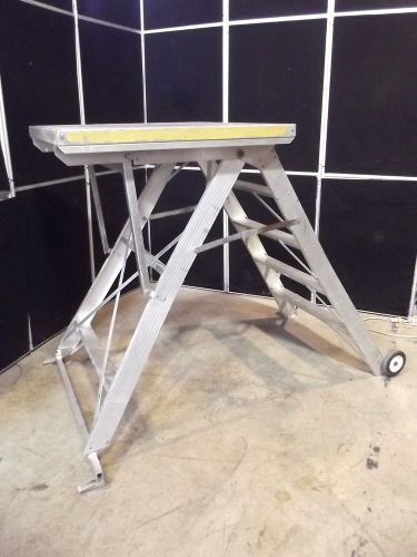 Jarvis Aluminum Podium Platform Ladder 52 1/2&#034; Tall-Platform is 36&#034;X36&#034;~S2529