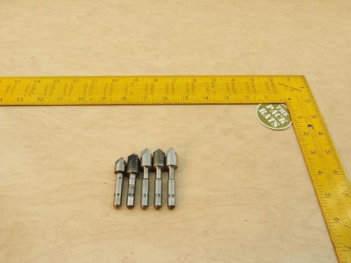 5 Countersink 3 Flute Cutters, Quick Connect Shafts: Mag 2659 1/2, NWT, &amp; More