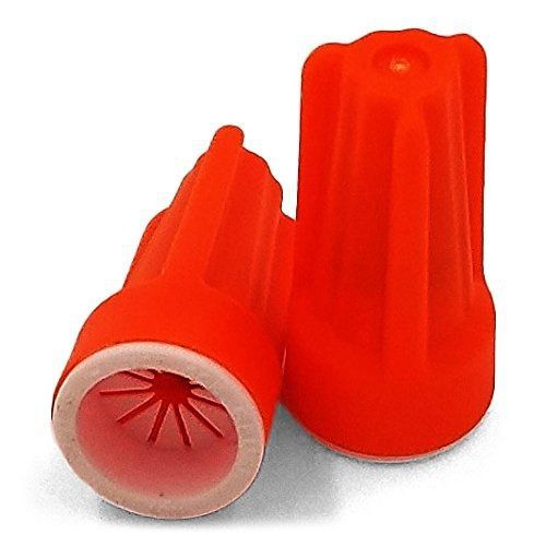 Green-go waterproof wire connectors - small (#22-12 awg) orange 100pk - for sale