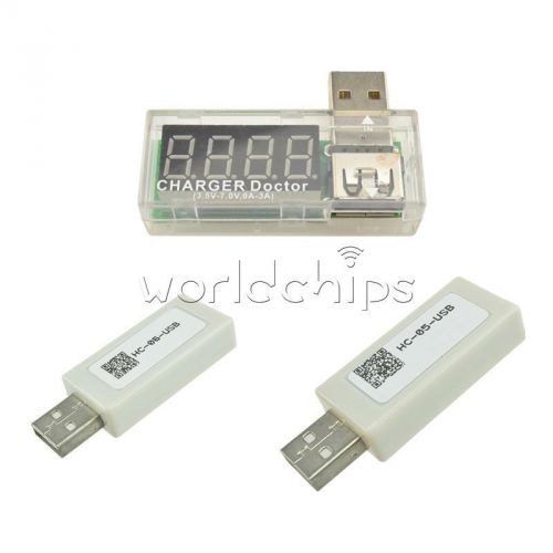 HC 05/06-USB RS232/TTL Transceiver Bluetooth USB Charger Voltage Current Tester