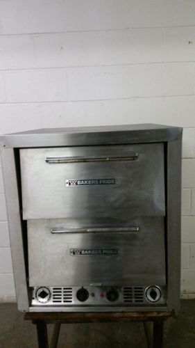 Bakers pride p-44 countertop stone deck pizza sub oven tested 230 volt heats 500 for sale