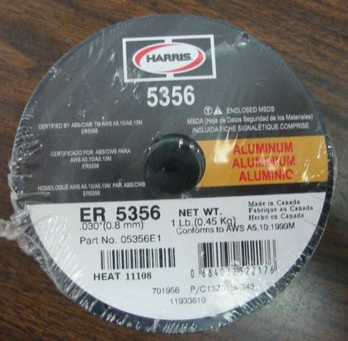 Harris ALUMINUM WELDING WIRE 5356 .030 1#SPOOL