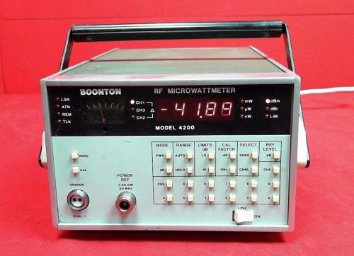 Boonton Model 4200 RF Microwattmeter *Unit Powers On*