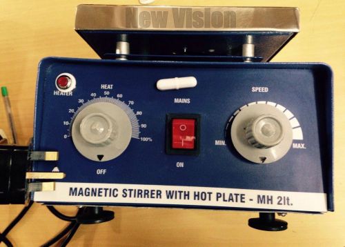 Brand new magnetic stirrer with hot plate 2 ltr, for sale