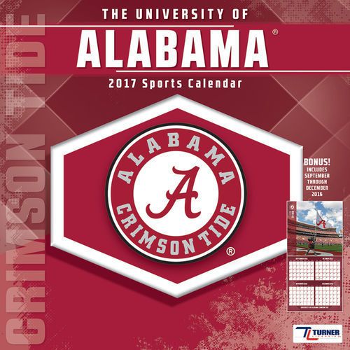 Alabama Crimson Tide 12&#034; x 12&#034; 2017 Team Wall Calendar