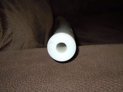 Uhmw- tivar 1000 plastic tube, tubular bar 1-3/8&#034; od. x .625 id x 6&#034; length for sale