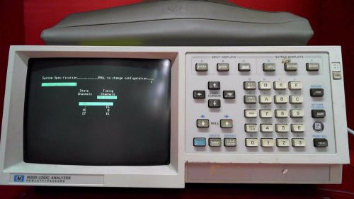 HP Agilent 1630D Logic Analyzer with 4 probes (3x 10271A and 2x 10272A)POWERS ON