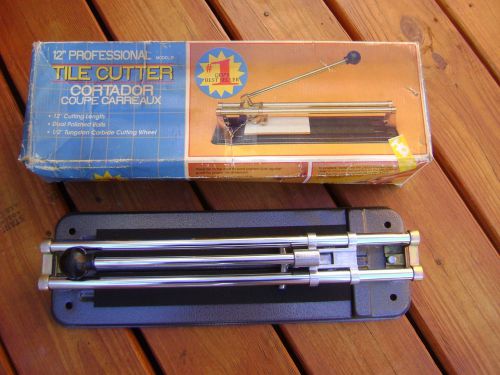 12&#034; Ceramic Tile Cutter Cortador Professional Model B Tungsten Carbide Hand Tool