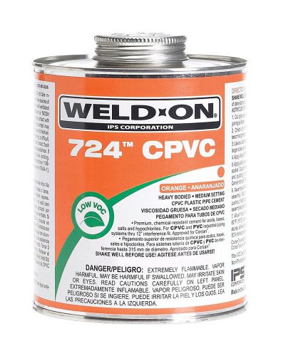 Weld-On 724 CPVC Professional Industrial-Grade, Heavy-Bodied, Medium-Setting, Lo