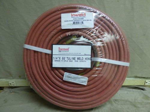 HBD Thermoid 1/4&#034; X 50&#039; Tuline Weld Hose Grade R CPLD B&amp;B One Length *BRAND NEW*