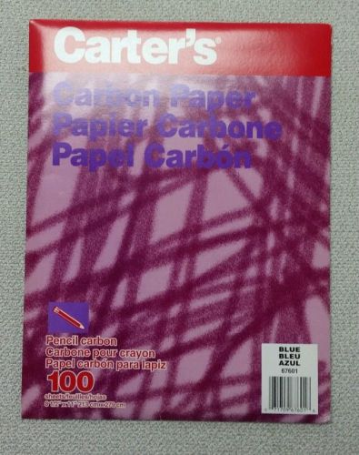 AVERY, Carter&#039;s Dennison Carbon Paper Blue 100 Sheets #67601