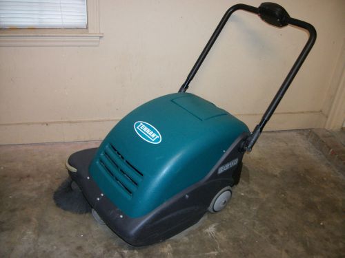 TENNANT 3610 WALK BEHIND SWEEPER WITH NEW BATTERY AND HEPA FILTER NICE UNIT !