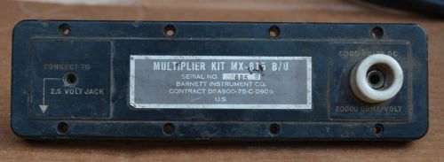Barnett Instrument Company Multiplier Kit MX-815 B/U - 5,000 Volts DC