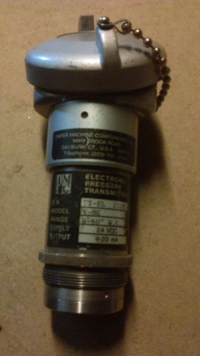 PMC Electronic Pressure Transmitter PT-EL 13193 V-HC 24 VDC
