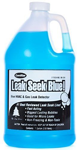 Comstar 90-209 leak seek hvac and gas leak detector, 1 gal container, blue for sale