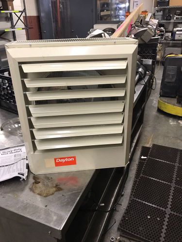 Preowned Dayton - Electric Unit Heater, 480V, 34,100BtuH, 10Kw - 2YU70