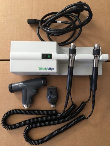Welch Allen 767 Wall Transformer w/ 11710 OPHTHALMOSCOPE &amp; 11820 PANOPTIC Head !