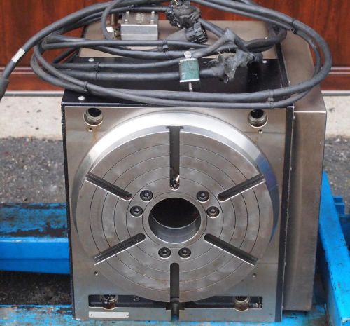 Haas hrt310sp 12.2&#034; cnc servo rotary table w/ wraparound motor for sale