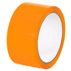 72 Rolls Orange Color Sealing Tape Carton Packing Tapes 2&#034; x 110 Yds x 2 Mil