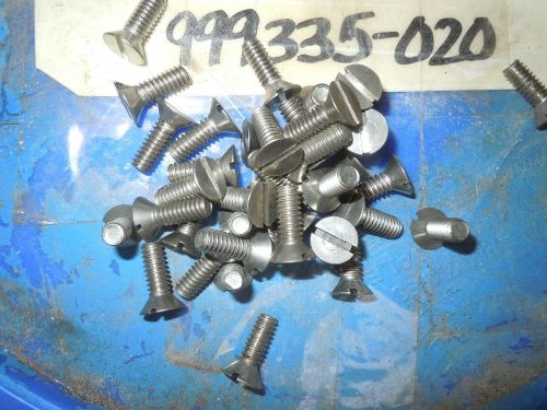 1/4-20 x  3/4  18-8 stainless flat head machine screw (bolt) lot of 100, for sale
