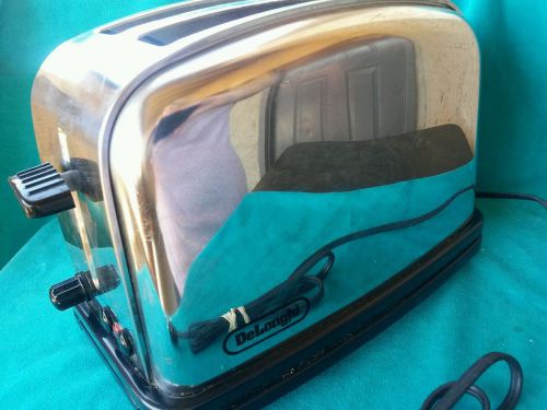 Delonghi toaster bagel waffle 2 toast CT-12 model rare