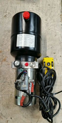 Nortrac 12 volt dc hydraulic power unit, model# ybz5-f2.1b1w2/wuaat1 for sale