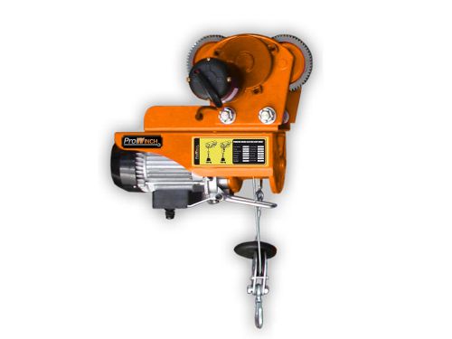 220 lbs. / 440 lbs. Electric Rope Hoist w/ Power Trolley upper limiter 110~120V