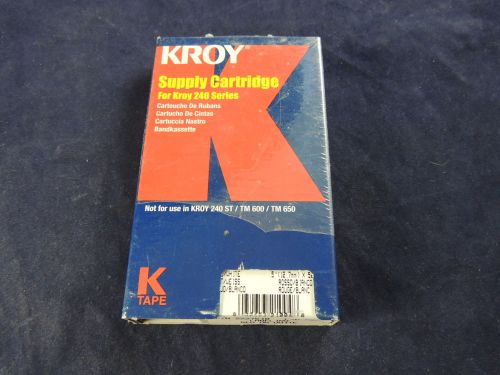 NEW KROY Supply Cartridge 2227518 L/N F081 Labeling Red on White 5&#034; x 50&#039;