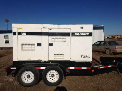 2012 MULTIQUIP DCA125 Trailer Mounted Diesel Generator