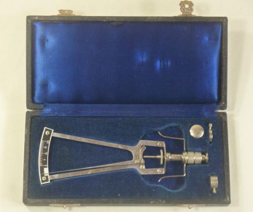 Antique 1952 Professor Schioetz Tonometer Optical Medical Optometry Instrument