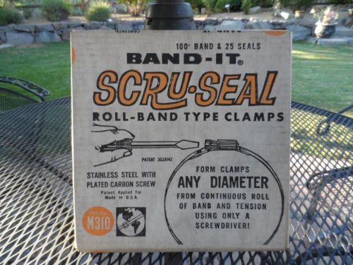 BAND - IT   SCRU - SEAL  ROLL - BAND  TYPE  CLAMPS  M 310