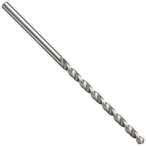 Cleveland 2550 High Speed Steel Long Length Drill Bit, High Helix, Uncoated