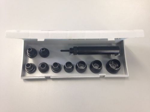 Self centering punch kit set 8 punches1/4&#034;,5/16&#039;&#039;,3/8&#039;&#039;,7/16&#039;&#039;,1/2&#039;&#039;,5/8&#034;,3/4,1 for sale