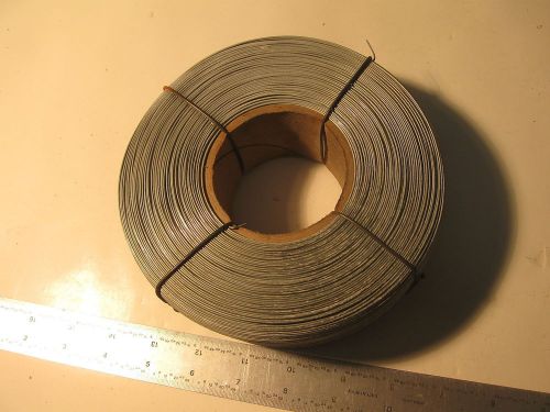 10 pounds galvanized .030&#034; stitcher wire high carbon 2&#034; core 6.25&#034; od 2&#034; wide for sale