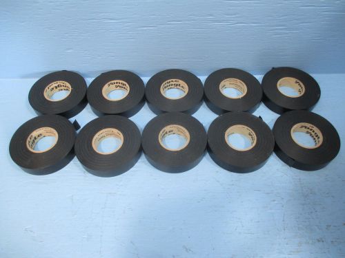 Lot of 10 plymouth yongle electrical tape m2147021 black automotive pvc for sale