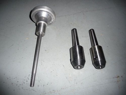 Pair of End Mill holders and Draw Bar for 6&#034; Atlas Craftsman Lathe,