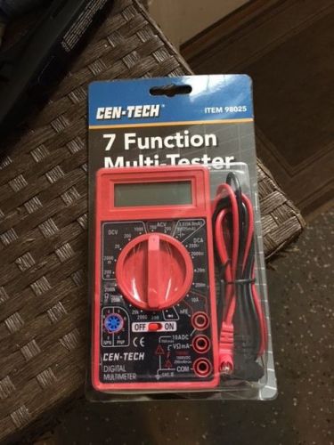 NEW 7 Function Digital Multimeter DC AC Multi-Tester Voltmeter OHM VOLT Meter