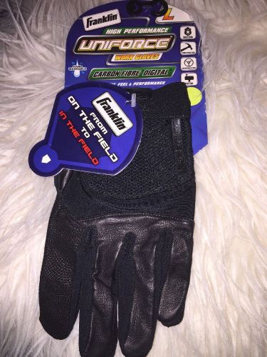 Franklin Uniforce Work Gloves, Carbon Fibre Digital  (Black, L)