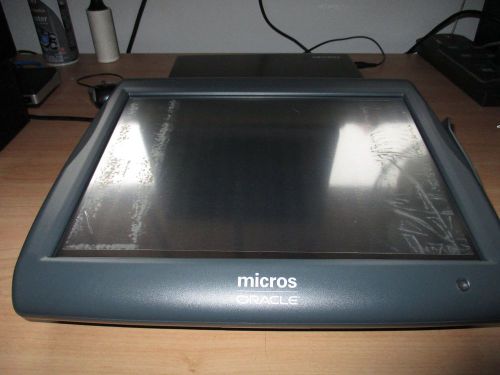 MICROS workstation 5A WS5A POS touchscreen terminal with stand 400814-101
