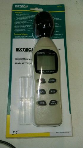 EXTECH 407730 40-to-130-DECIBEL DIGITAL SOUND LEVEL METER Single Range Standard