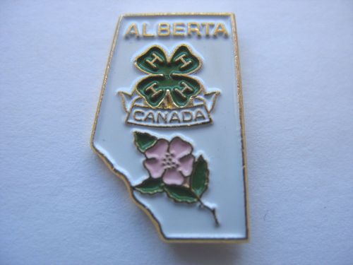 FOUR H CANADA LAPEL PIN - ALBERTA - CANADA