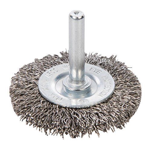 Silverline 828396 50 mm Stainless Steel Rotary Wire Wheel Brush